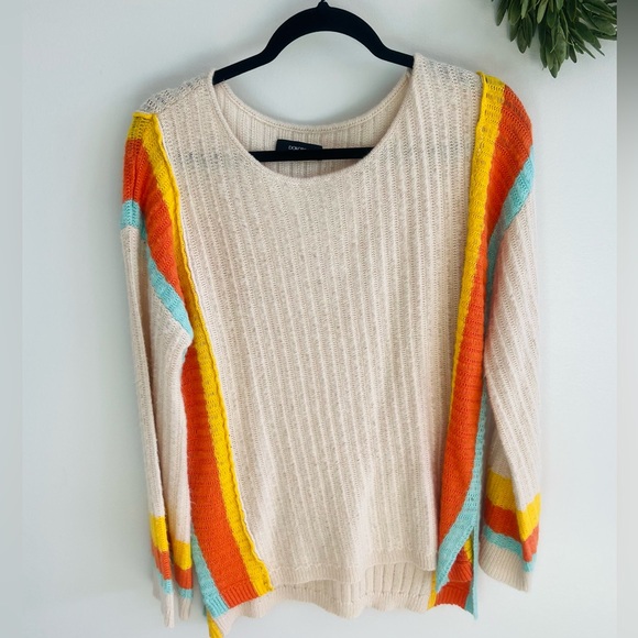 Dokotoo Womens 2025 Color Block Striped Lightweight Sweater - Picture 4 of 5